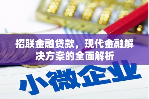 水磨沟招联金融贷款，现代金融解决方案的全面解析