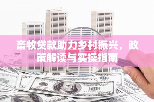 水磨沟畜牧贷款助力乡村振兴，政策解读与实操指南