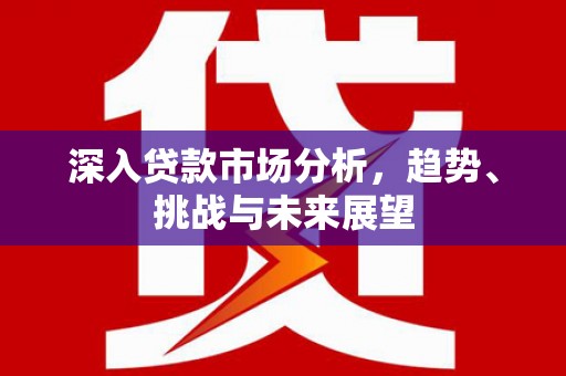 水磨沟深入贷款市场分析，趋势、挑战与未来展望