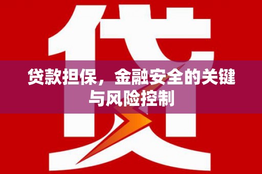 水磨沟贷款担保，金融安全的关键与风险控制